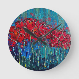 Relógio de Parede dos Corações Fabulosos