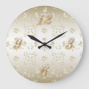 Relógio de Parede Dourado