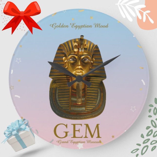 Relógio de Parede Dourado Tutancâmon GEM (GEM
Gift)
