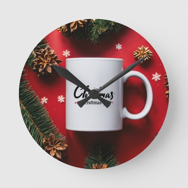 Relógio de Parede Elegante Moderno - Mistura perfe (Frente)