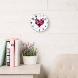 Relógio de Parede Floral Personalizado - Presente