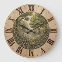 Relógio de Parede Floresta de Primavera – Decoraçã