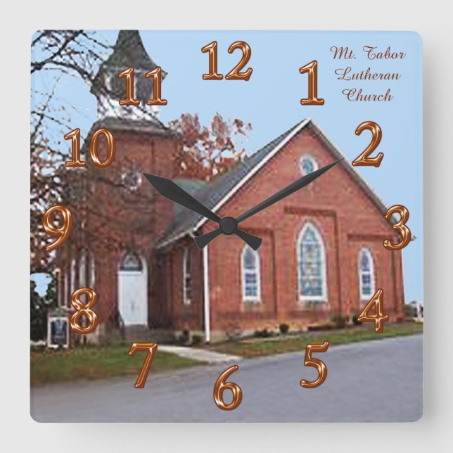 Relógio de Parede FOTO com sua imagem e seu texto (Frente)