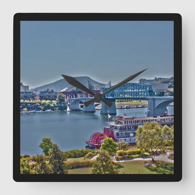 Relógio de Parede Fotográfico de Chattanooga, Tenn (Frente)
