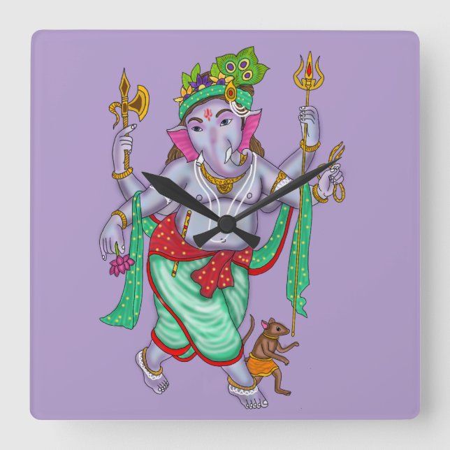 Relógio de Parede Ganesha (Frente)