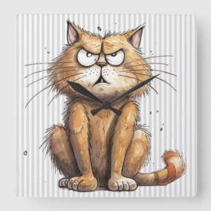 Relógio de Parede Gato Engraçado