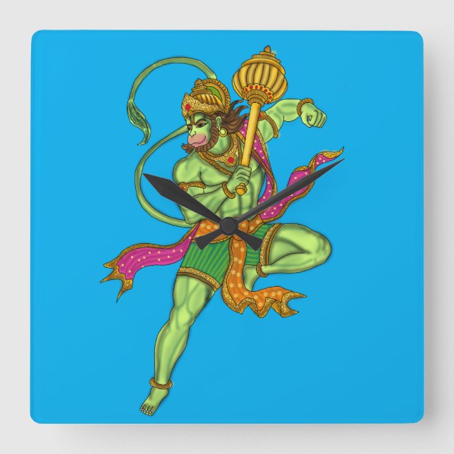 Relógio de Parede Hanuman Voador (Frente)
