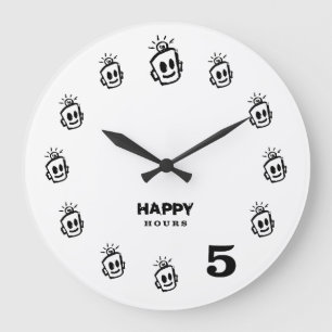 Relógio de Parede HAPPY Hours
