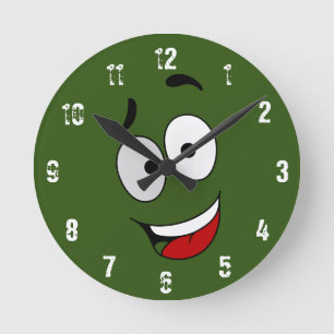 Relógio de Parede Happy Kook Art Clock