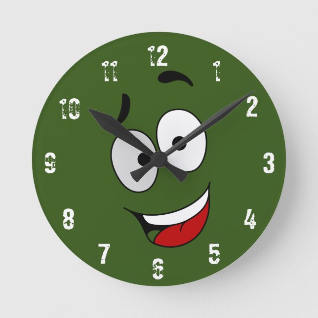 Relógio de Parede Happy Kook Art Clock (Frente)