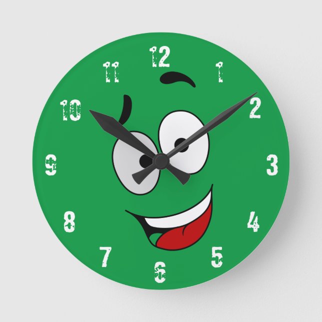 Relógio de Parede Happy Kook Art Clock (Frente)