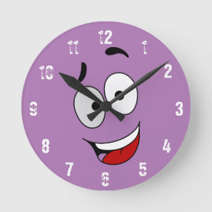 Relógio de Parede Happy Kook Art Clock