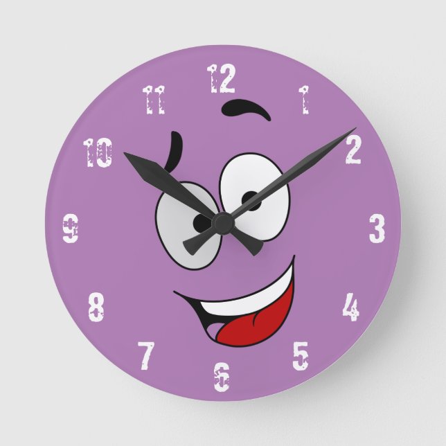 Relógio de Parede Happy Kook Art Clock (Frente)