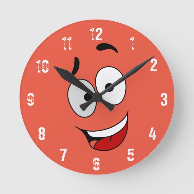 Relógio de Parede Happy Kook Art Clock (Frente)