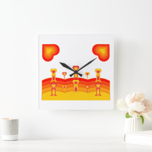 Relógio de Parede Heart-Scape