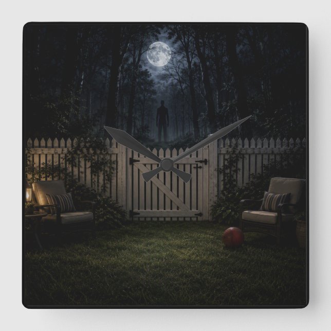 Relógio de Parede Horror Watcher Beyond the Gate  (Frente)