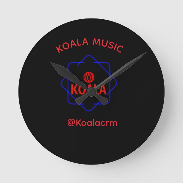 Relógio de Parede Koala Music (Frente)