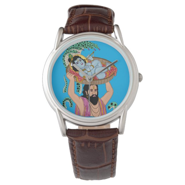 Relógio de Parede Krishna & Vasudeva (Frente)