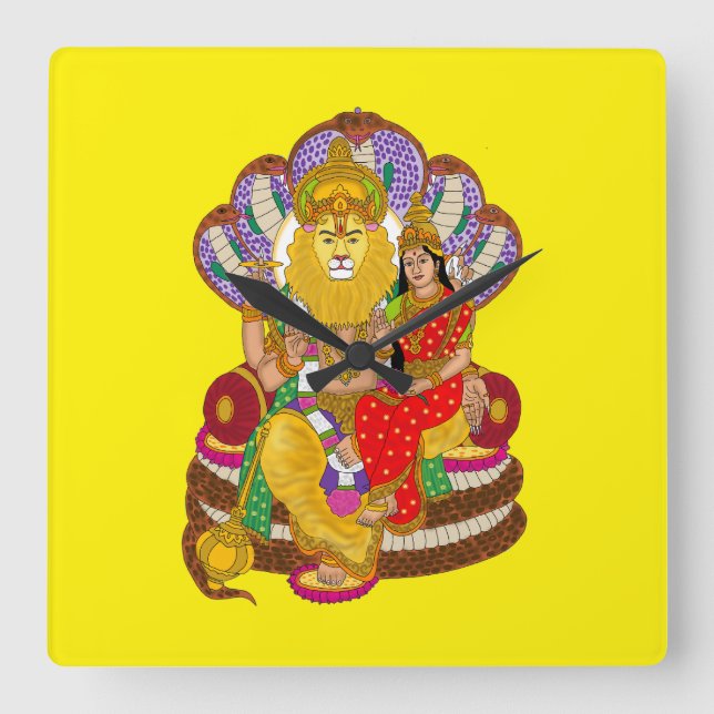 Relógio de Parede Lakshmi Narasimha (Frente)