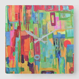 Relógio de Parede Laranja