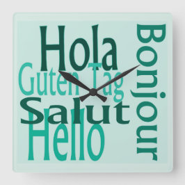 Relógio de parede legal acrílico