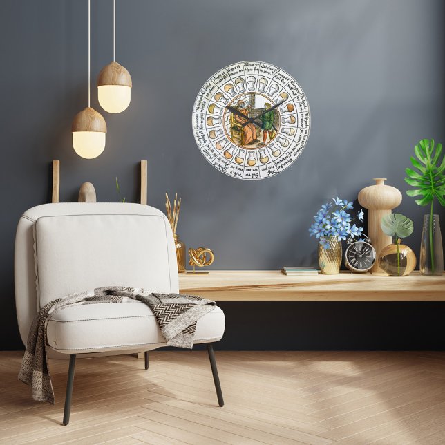 Relógio de Parede Medieval com Teste de Urina (Criador carregado)