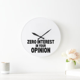 Relógio de Parede Minimalista Sem Interesse na Sua