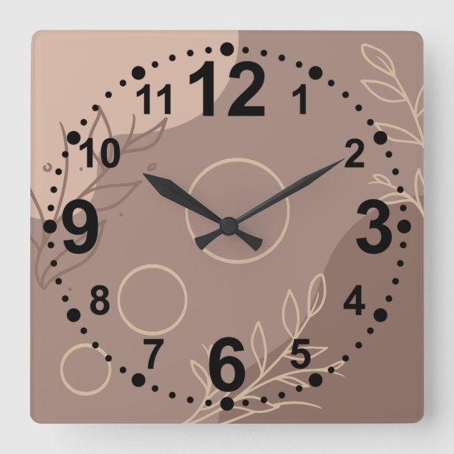 Relógio de Parede Mínimo Moderno (Frente)