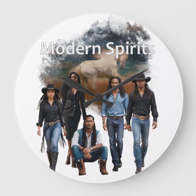Relógio de Parede Modern Spirits Crew Cover Art (Frente)