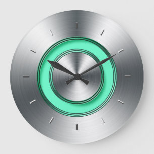 Relógio De Parede Moderno Para Faux Metal De Cozin