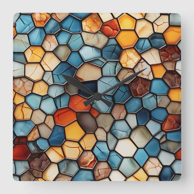 Relógio de Parede Mosaico (Frente)