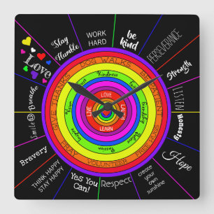 Relógio de Parede Motivacional e Inspiracional