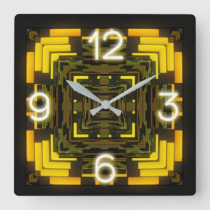 Relógio de Parede Neon-acrílico