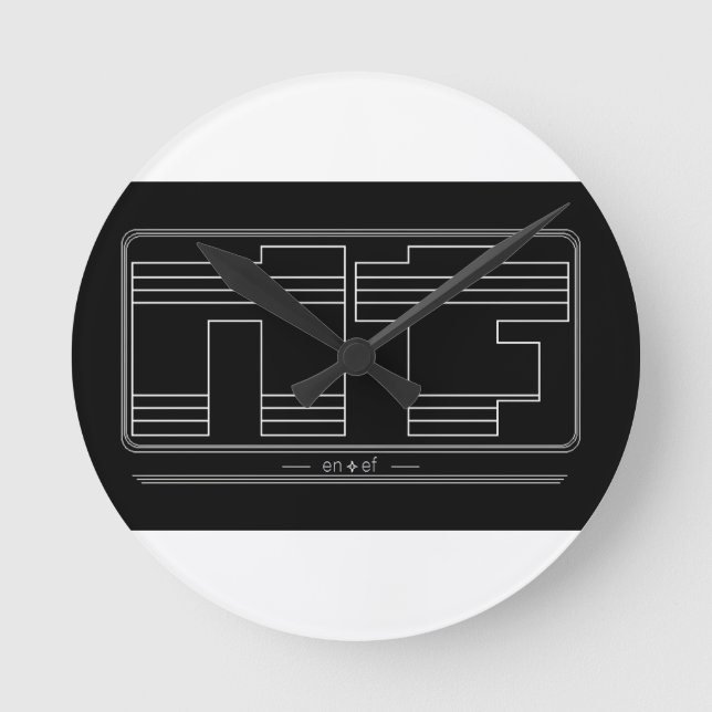 Relógio de Parede Noface (Frente)