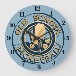 Relógio de Parede Old School Pickleball