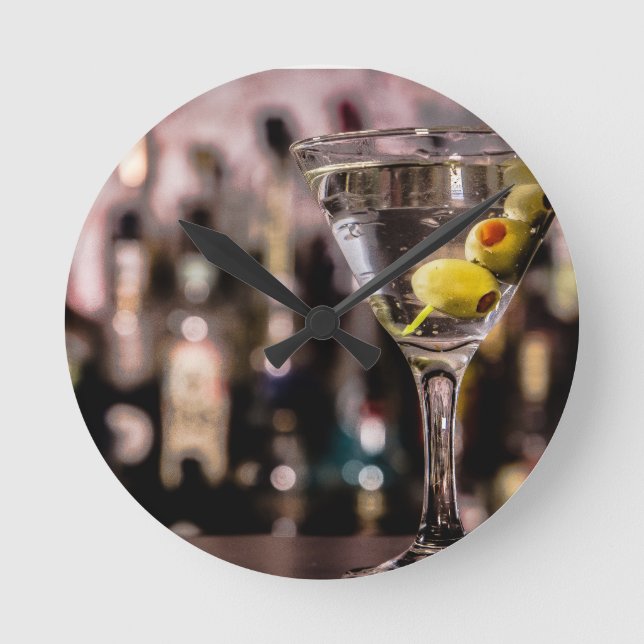 RELÓGIO DE PAREDE OPERADO DA BATERIA (Frente)