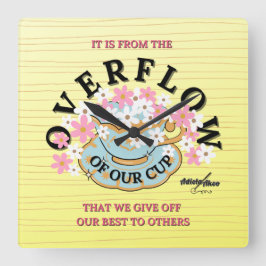 Relógio de Parede OVERFLOW por Adiela Akoo