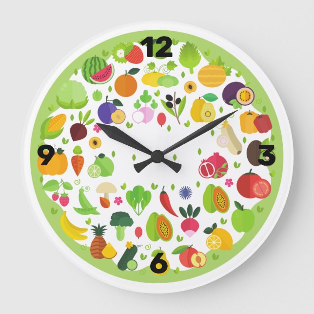 Relógio de parede para cozinha (Frente)