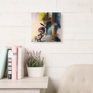 Relógio de Parede "Pequeno Explorador Aventurado" 