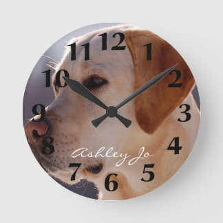 Relógio de parede personalizada do Labrador