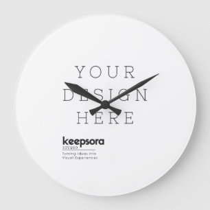 Relógio de Parede Personalizado, Acrílico 27,3 cm
