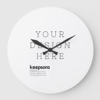 Relógio de Parede Personalizado, Acrílico 27,3 cm