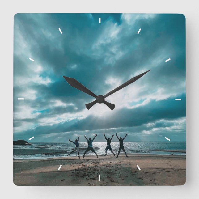 Relógio de Parede Personalizado (Adicione sua próp (Frente)