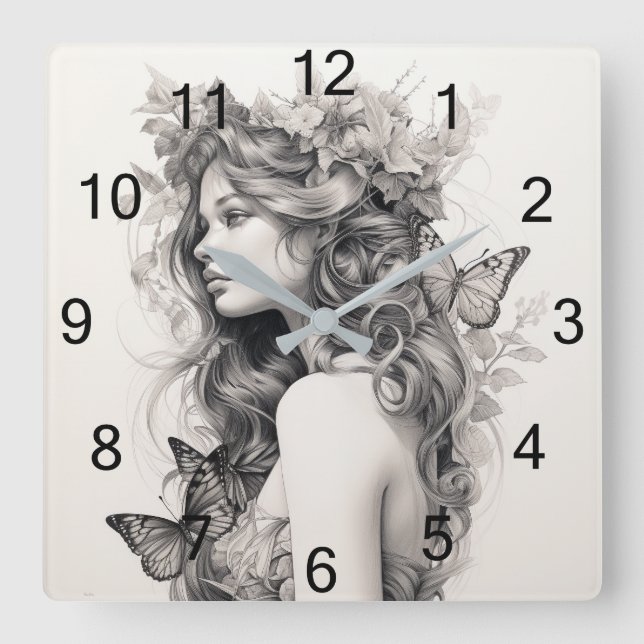 Relógio de Parede Personalizado (Adicione sua próp (Frente)