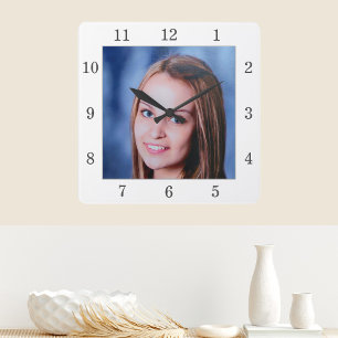 Relógio de Parede Personalizado com Foto da Famíli