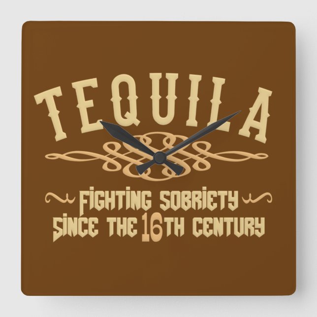 relógio de parede personalizado de TEQUILA (Frente)