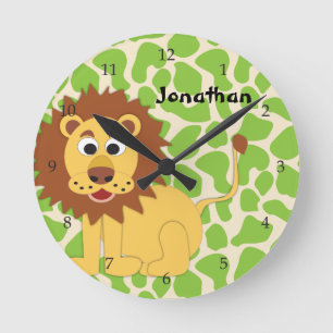 Relógio de Parede Personalizado do Rei da Selva/L