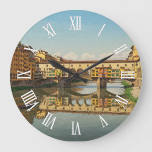Relógio de Parede Ponte Vecchio Florença Itália