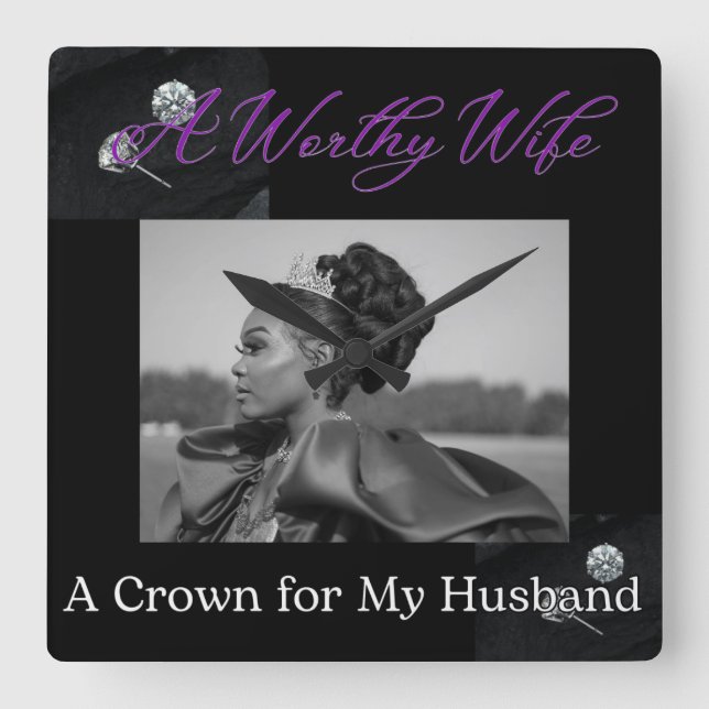 Relógio de Parede Quadr (Frente)