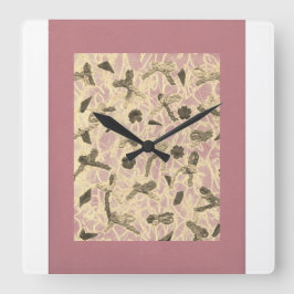 Relógio de Parede Quadrado de Arcos Flutuantes Inc